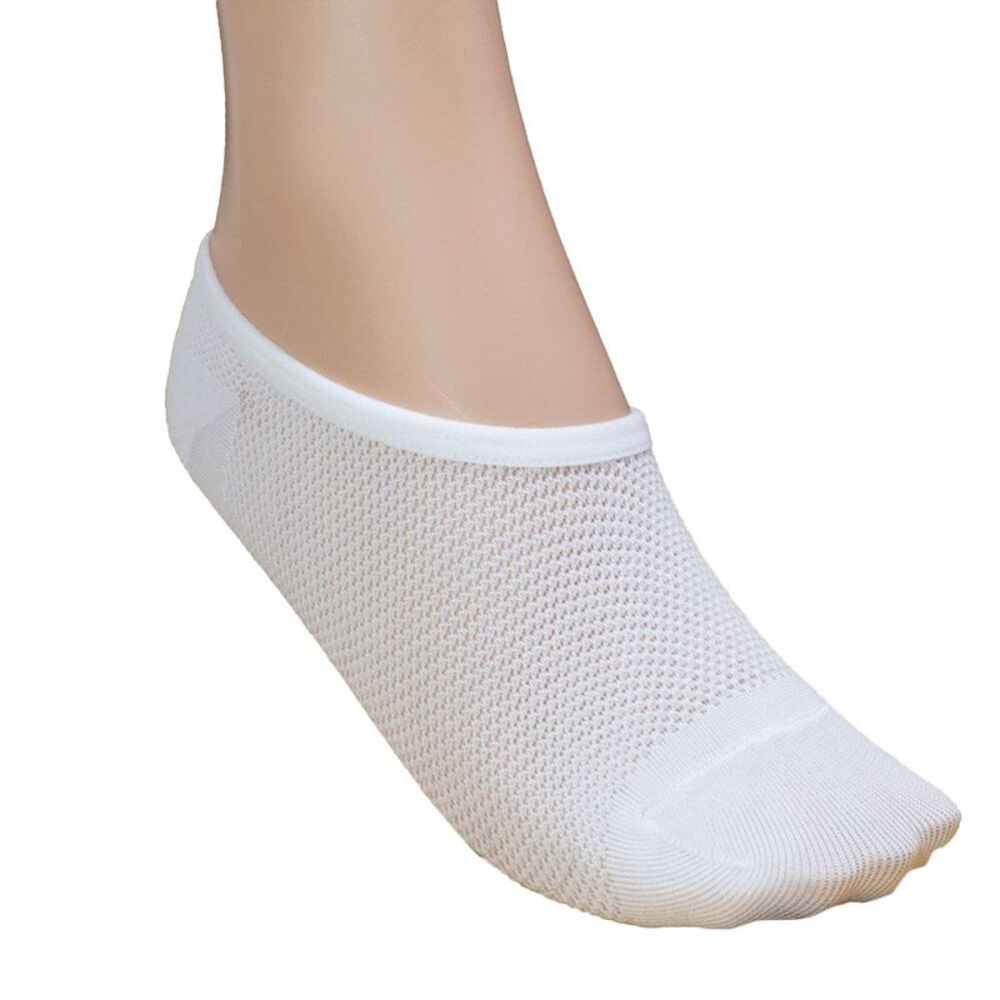 Couture Womens/Ladies Trainer Socks (Pack of 3) / White